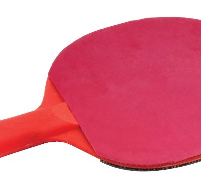 Poly Plastic Table Tennis Bat Smooth Rubber By Hotshot Sport