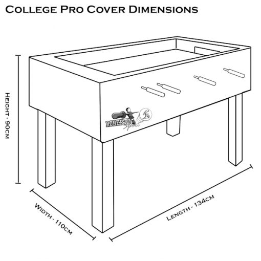 Roberto College Pro Cover Dimensions By Hotshot Sport