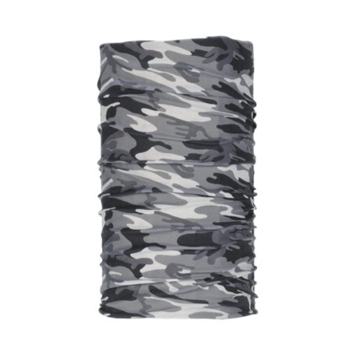 camouflage black neck gaiter